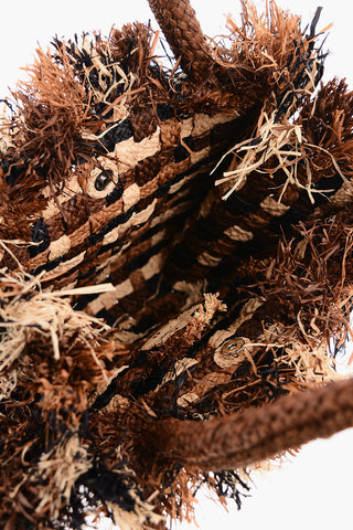 Woven Raffia DAPHNE Shoulder Bag