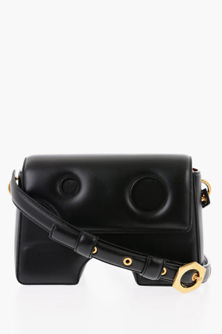 Cut-Out Leather BURROW Shoulder Bag