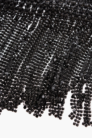 Metallic Mesh Headgear with Fringes