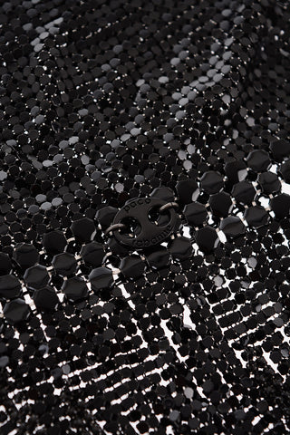 Metallic Mesh Headgear with Fringes