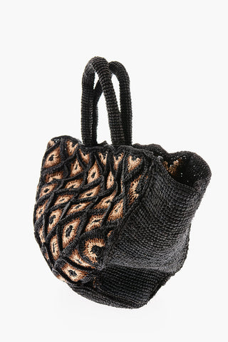 HARY VAKONA Raffia Tote Bag