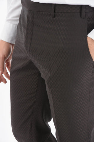 CC COLLECTION virgin wool and silk side vents CERIM. REFINED 3 piece waistcoat suit