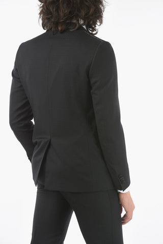 center vent peak lapel CERIM. ACADEMY 1-button suit