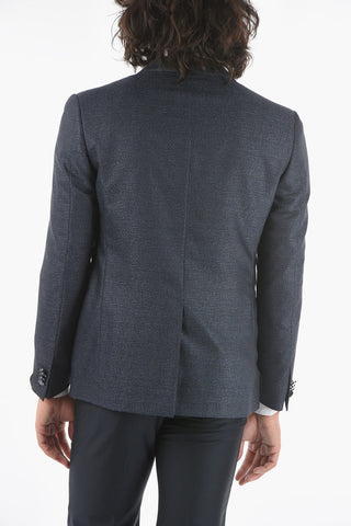 wool and silk center vent shawl lapel  CERIM.ACADEMY 1-button suit
