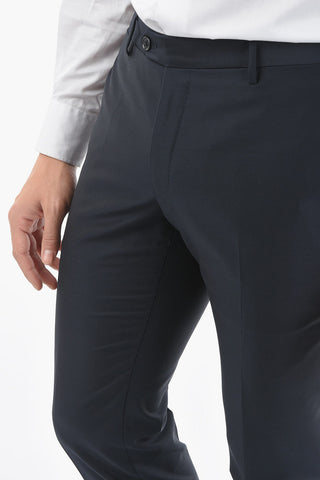 wool and silk center vent shawl lapel  CERIM.ACADEMY 1-button suit