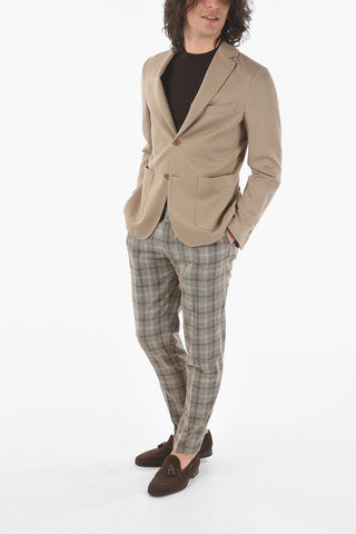 CC COLLECTION Cotton Two-Button Jacket with Two Vents