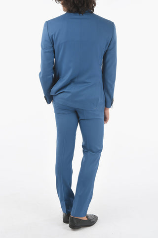 virgin wool side vents notch lapel ACADEMY 2-button suit