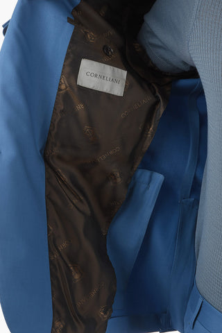 virgin wool side vents notch lapel ACADEMY 2-button suit