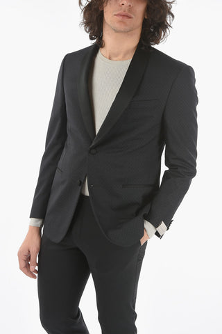 center vent shawl lapel CERIM.ACADEMY tuxedo jacket