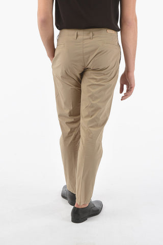 ID Cotton Stretch HUANTED Double pleated Pants