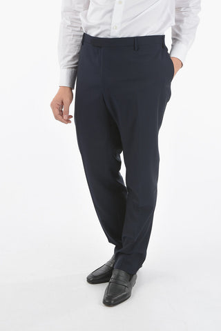 CC COLLECTION Two-Tone virgin wool RIGHT CERIMO. peak lapel 3 piece waistcoat suit