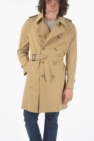 Trench Doppio Petto con Cintura