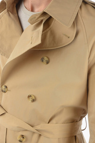 Trench Doppio Petto con Cintura