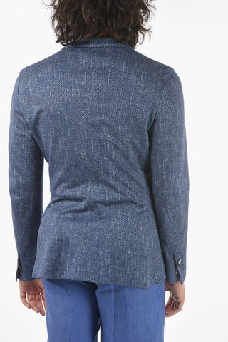 ID side vents notch lapel 2-button blazer