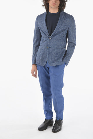 ID side vents notch lapel 2-button blazer