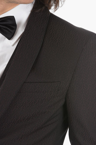 center vent shawl lapel CERIM.ACADEMY 3 piece waistcoat suit