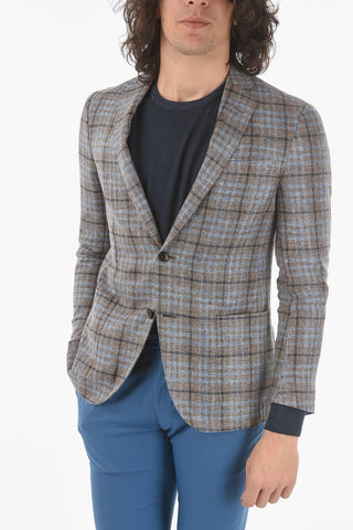 Checked ACADEMY SOFT Blazer with Patch Pockets