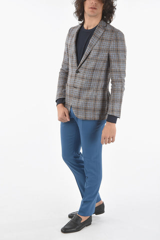 Checked ACADEMY SOFT Blazer with Patch Pockets
