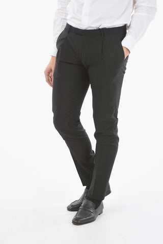CC COLLECTION Single Pleat Virgin Wool and Mohair REWARD Pants