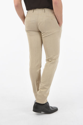 CC COLLECTION Flax and Cotton Double Pleat RESET Pants