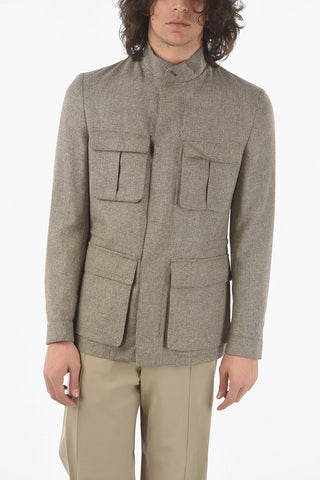 ID Patch Pockets And Hidden Closure IDENTITY Utility Jacket
