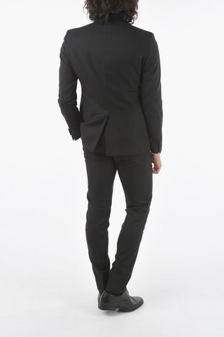 CC COLLECTION abito tre pezzi con gilet CERIM.RESET uno spacco collo sciallato