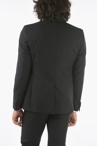 CC COLLECTION abito tre pezzi con gilet CERIM.RESET uno spacco collo sciallato