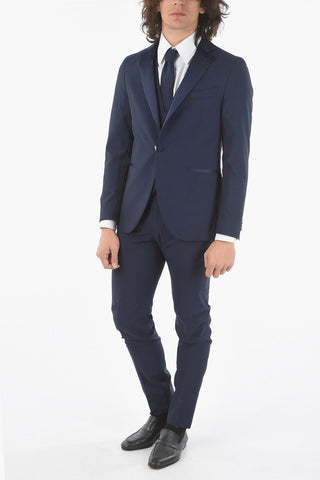 CC COLLECTION virgin wool REWARD CERIMONIA 3 piece waistcoat suit