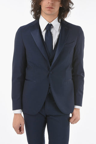 CC COLLECTION virgin wool REWARD CERIMONIA 3 piece waistcoat suit