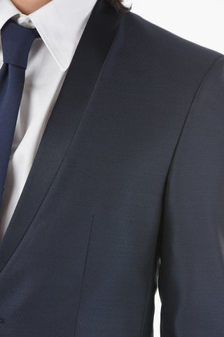 CC COLLECTION All-Over Patterned shawl lapel tuxedo