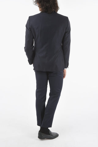 CC COLLECTION virgin wool CERIM.REFINED plain hems 3 piece waistcoat suit