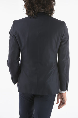 CC COLLECTION virgin wool CERIM.REFINED plain hems 3 piece waistcoat suit