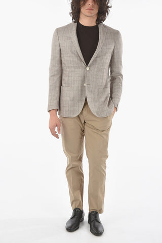 silk side vents notch lapel ACADEMY SOFT 2-button blazer