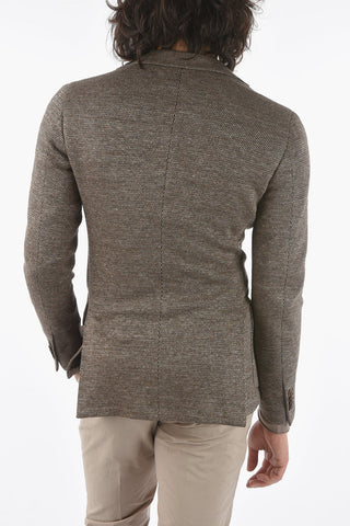 CC COLLECTION side vents RESET 2-button blazer with golden pin