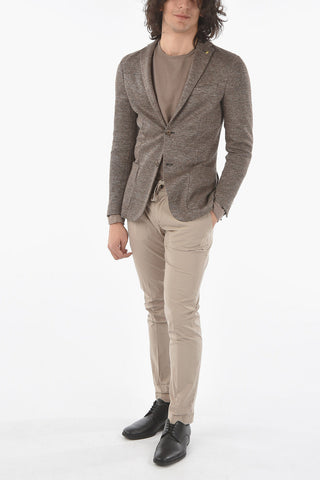 CC COLLECTION side vents RESET 2-button blazer with golden pin