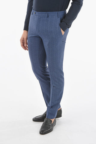 virgin wool ACADEMY SOFT side vents belt loops 2-button suit