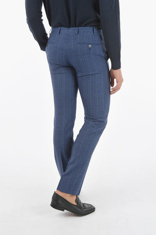 virgin wool ACADEMY SOFT side vents belt loops 2-button suit