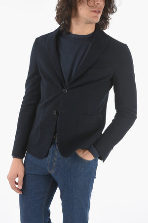 CC COLLECTION giacca a 2 bottoni in cotone due spacchi revers classico
