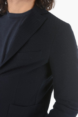 CC COLLECTION giacca a 2 bottoni in cotone due spacchi revers classico