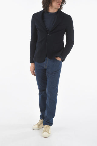 CC COLLECTION giacca a 2 bottoni in cotone due spacchi revers classico