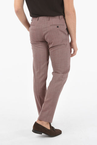 CC COLLECTION mini check REFINED notch lapel 2-button suit with brooch