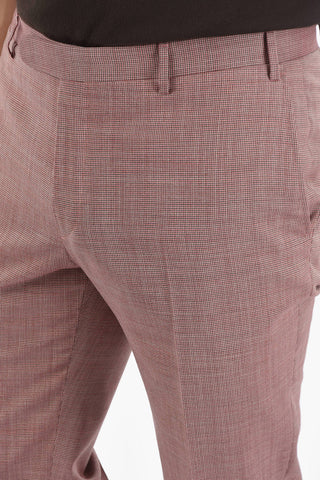 CC COLLECTION mini check REFINED notch lapel 2-button suit with brooch