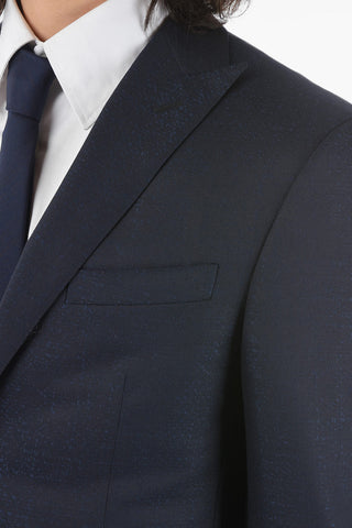 silk and wool CERIMONIA ACADEMY center vent 3 piece waistcoat suit