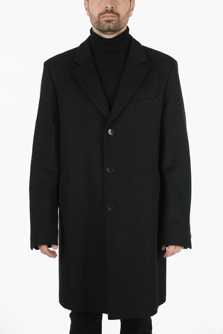 Cappotto Monopetto in Lana Vergine e Cashmere