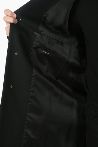Cappotto Monopetto in Lana Vergine e Cashmere