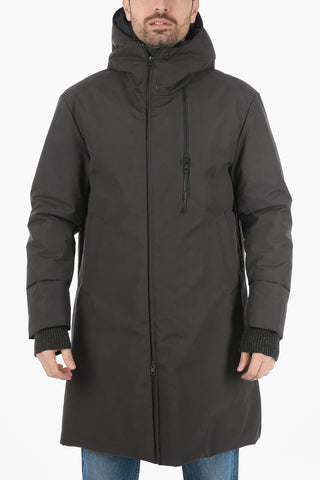 Cappotto Imbottito con Cappuccio Con Chiusura Nascosta