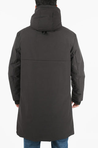 Cappotto Imbottito con Cappuccio Con Chiusura Nascosta