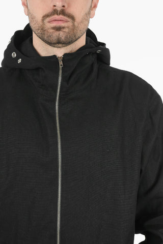 Hemp Blend Hooded UNISEX Jacket ER OKI with Zip Fastener 
