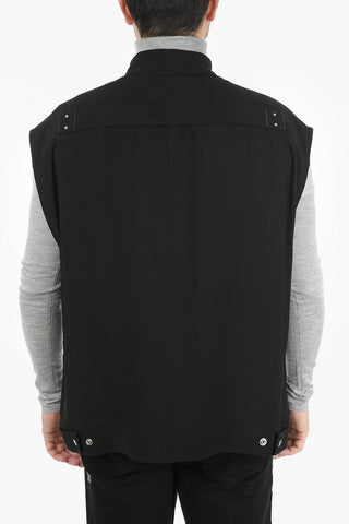 Snap Button Saharan Vest