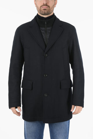 Wool and Cashmere Detachable Coat